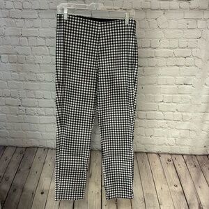 Old Navy Black and White Checkered Pants